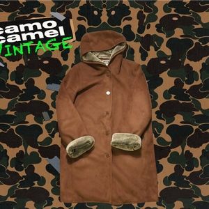 Woman Suede Coat  With Fur Inside (Long)